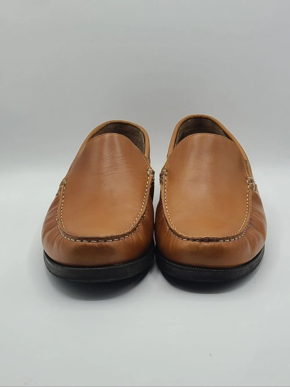 Rockport Tan Leather Slip-on Loafers 11 Wide